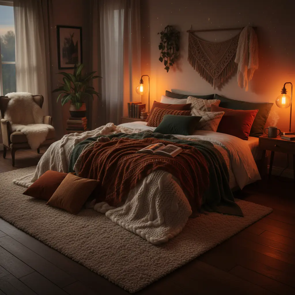 Habitación cálida y acogedora